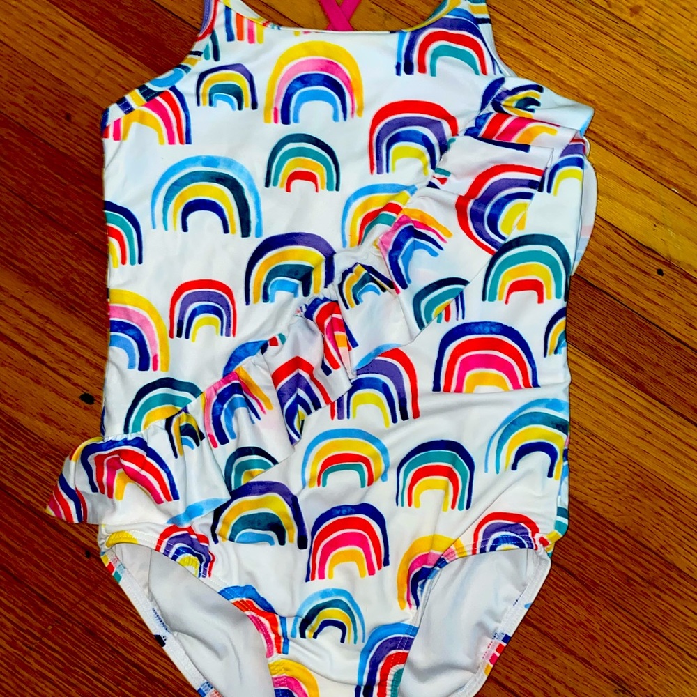 Tucker and Tate swimwear rainbow one piece swimsuit